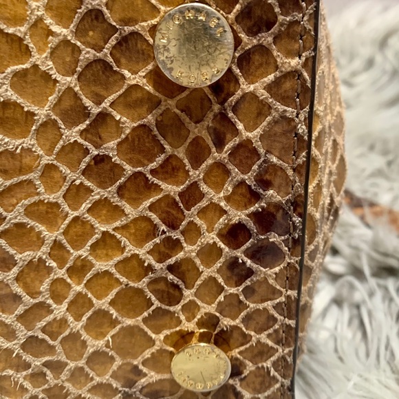 Michael Kors Selma Python Satchel - Picture 12 of 16